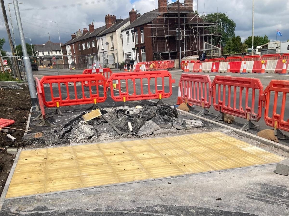 One of the new crossing facilities