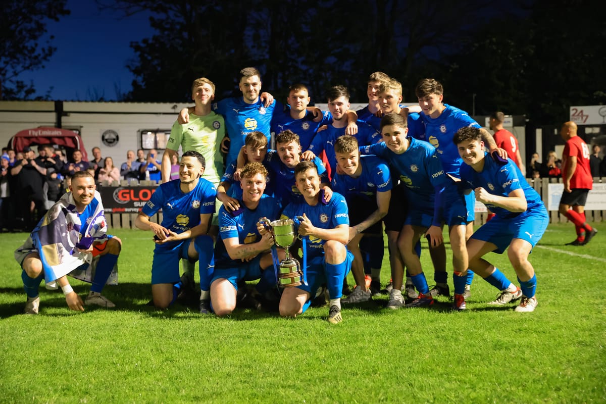 Daisy Hill win the Atherton Charity Cup