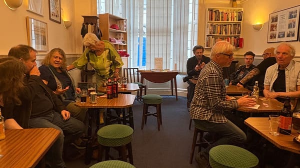 A warm evening of conversation and community at the Bolton Social Club, as locals gather for this month’s open mic night.