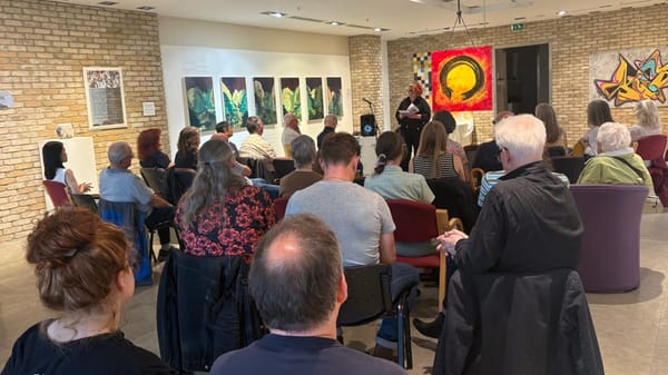 Open mic night blends visual art and spoken word